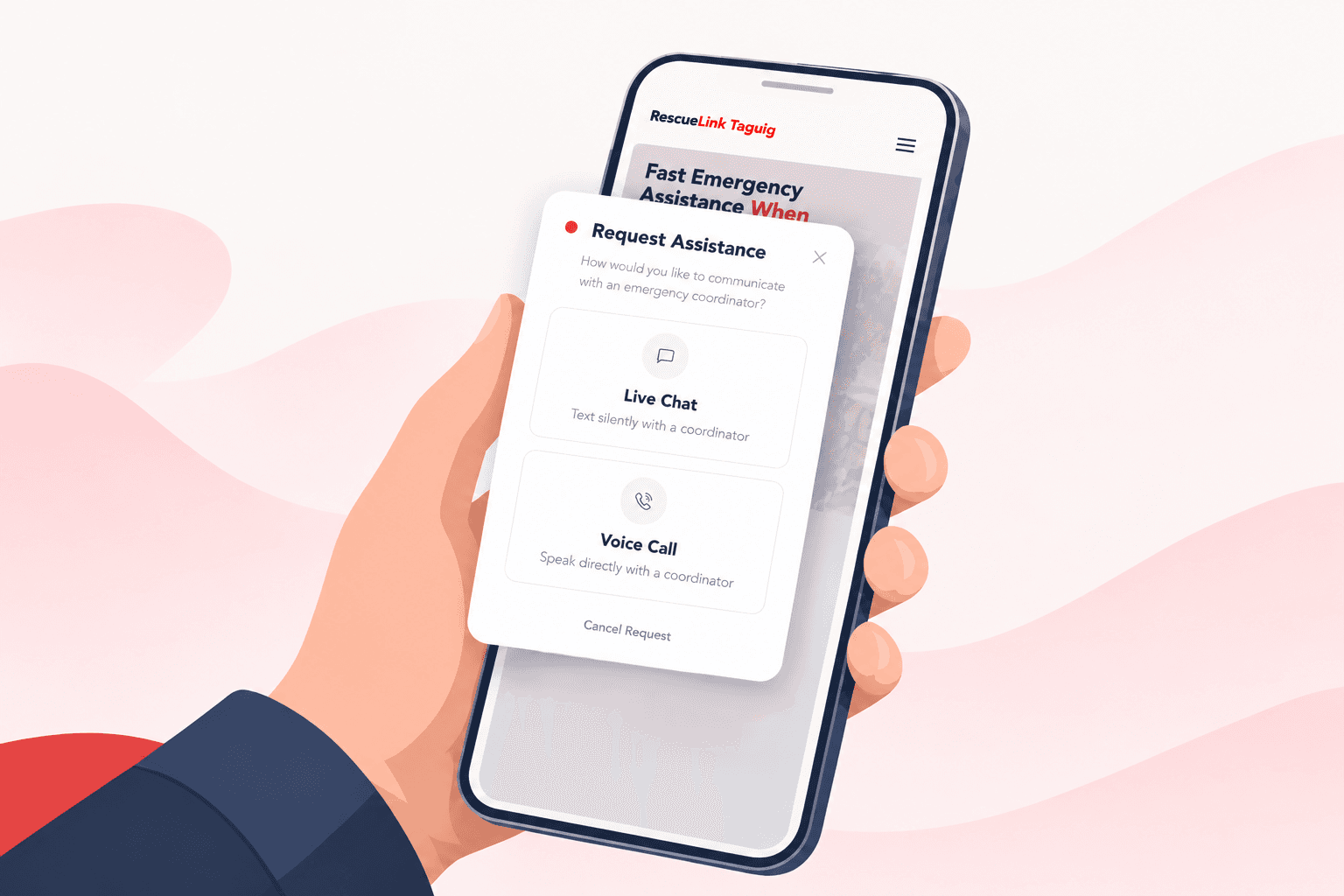 Emergency App Interface